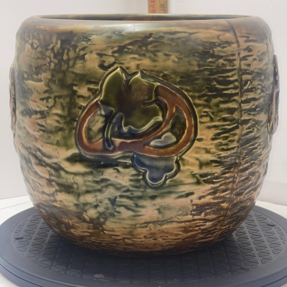 Antique Roseville Pottery Imperial 1 Jardiniere Flower Pot Art Pottery VHTF rare - Picture 3 of 8